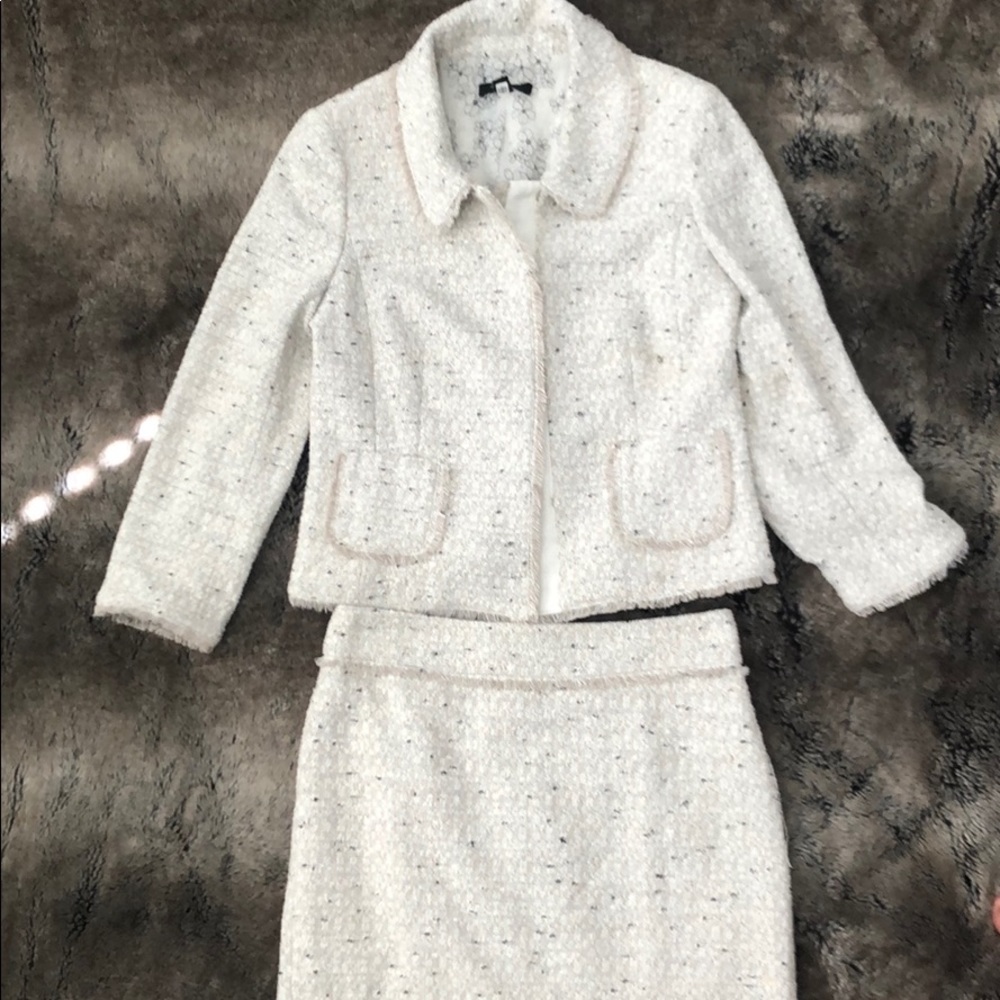 Two piece skirt suit